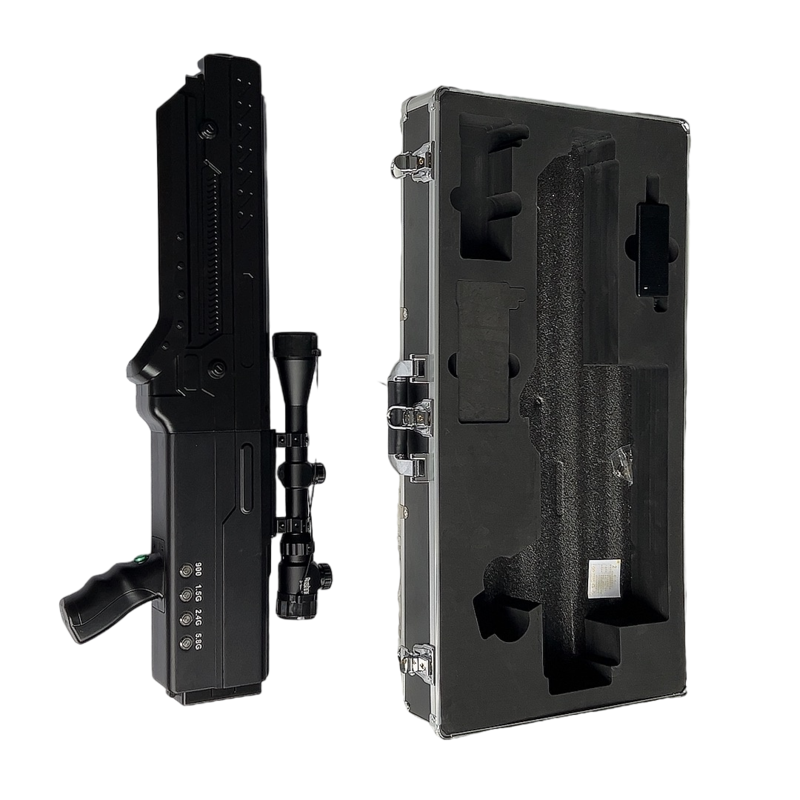  旅顺口手持便携式枪型低空防御反制四通道A型