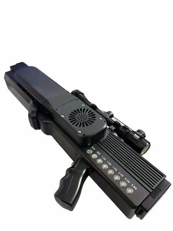  旅顺口手持便携式枪型低空防御反制八通道